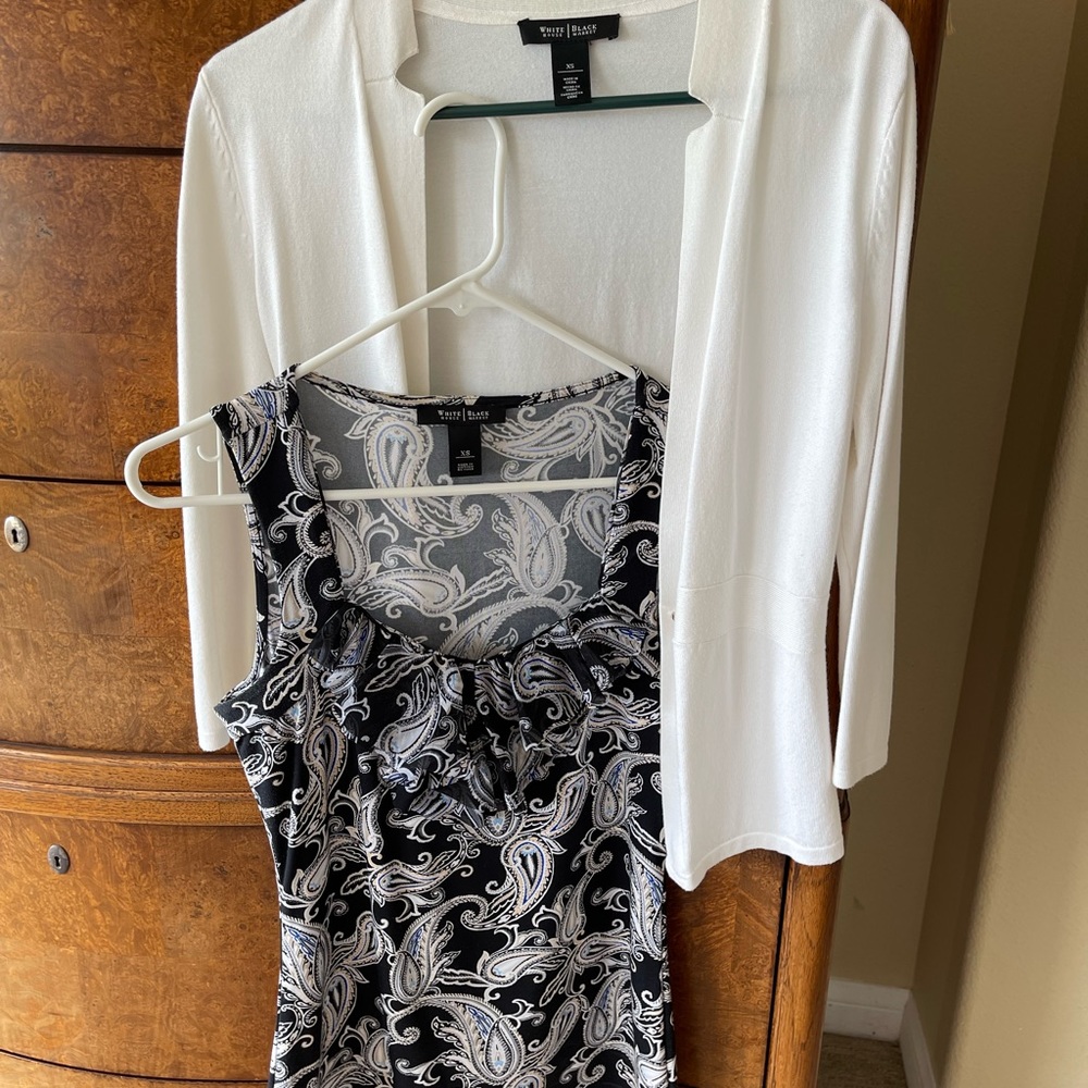 Blouse with sweater